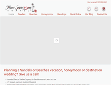 Tablet Screenshot of loveintheislands.com